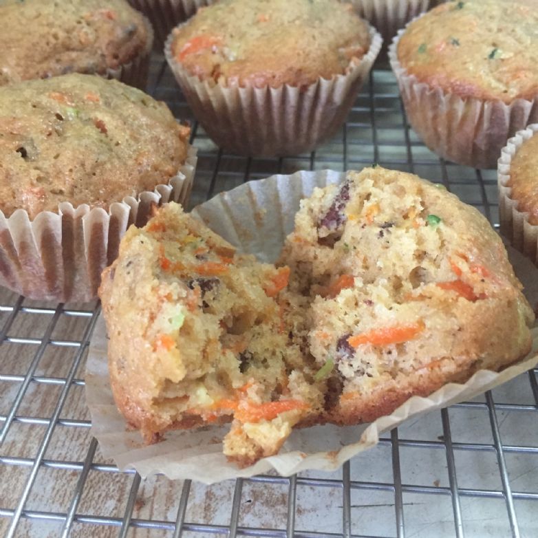 Zucchini Carrot Loaf or Muffins