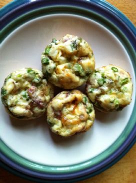 Asparagus, Prosciutto and Balsamic Onion mini Frittatas