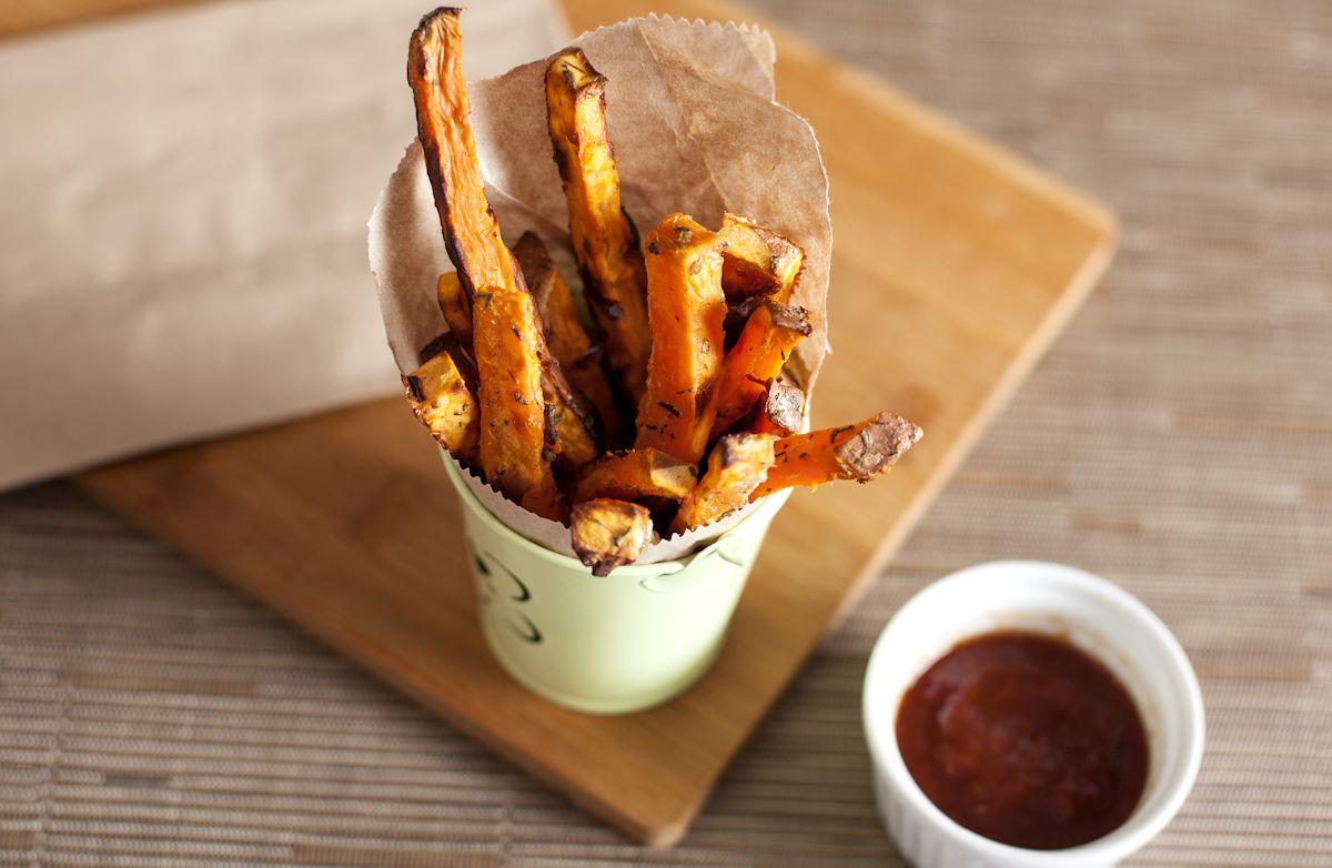 Spicy Baked Sweet Potato Fries