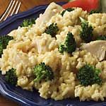 Velveeta cheesy chicken and Broccoli Rice