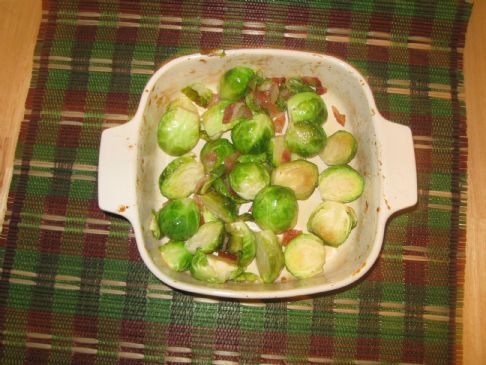 Country Style Roasted Brussel Sprouts ~ by 2Persevere