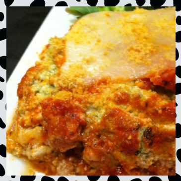 NoodleLESS Lasagna w Pesto Ricotta