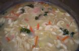 Simple Creamy Chicken Noodle Soup