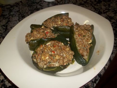 Stuffed Poblano Pepper