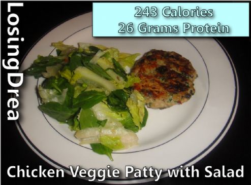 Easy Side Salad of Greens With Fat Free Italian Dressing