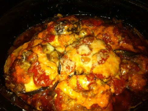 Chicken and Eggplant Parmesan Crockpot