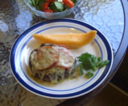 Stuffed Broiled Portabella Mushrooms