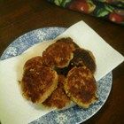 Salmon Patties with Pork Rind filler