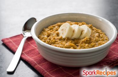 Slow Cooker Steel-Cut Pumpkin Oats