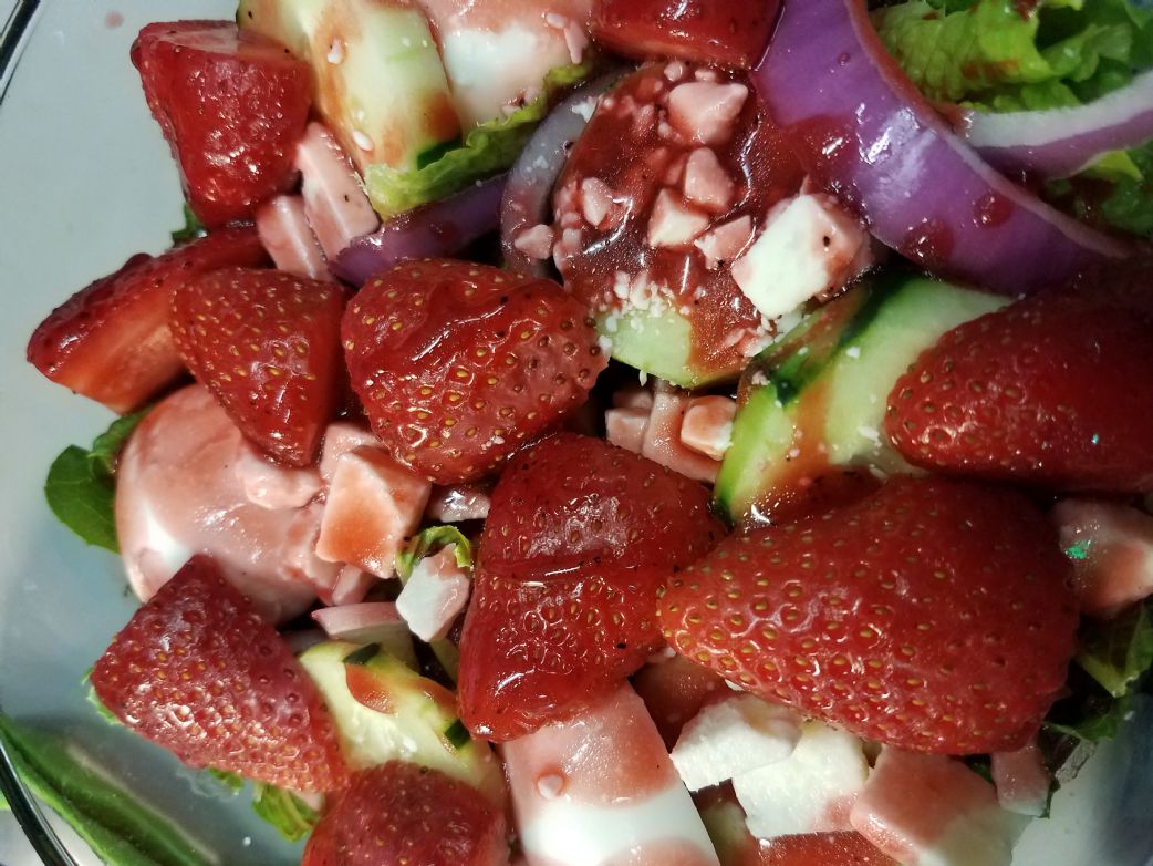 Strawberry Romaine Salad