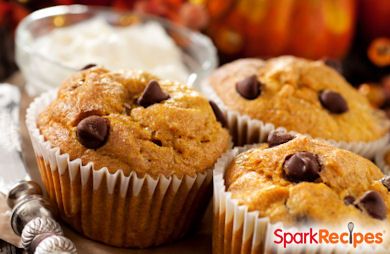 3-Ingredient Chocolate Pumpkin Muffins