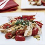 Skillet Chicken with Green Chile Sauce