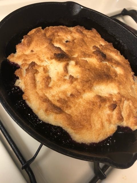 Keto Connect Blackberry Cobbler