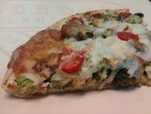 Healthy Pesto Pizza.... (yes.. Health Pizza!)