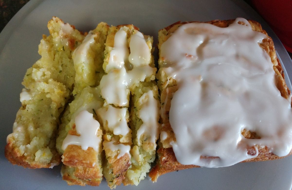 Zucchini Lemon Pound Cake