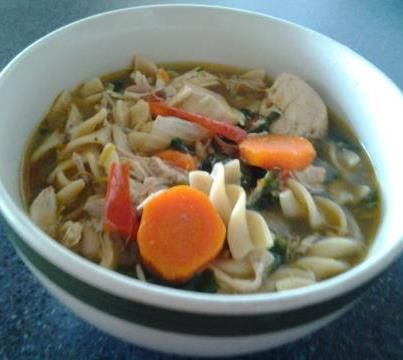 Carrie's Clear your Ails Chicken Noodle Soup