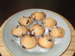 Whole Grain and Honey Blueberry Muffins