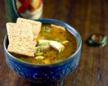 Mock Chicken Tortilla Soup with Tofu