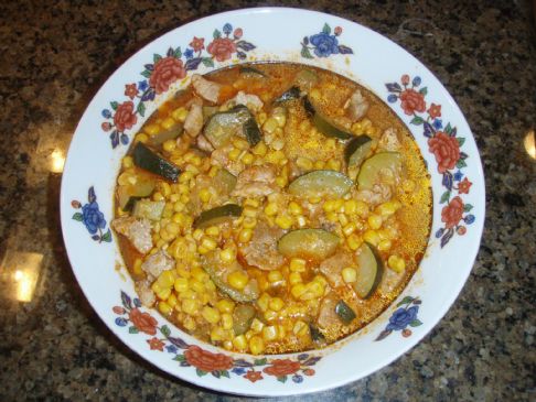 Calabasita con Carne (Zucchini with Meat)