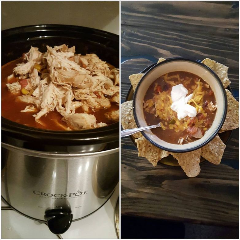 Crockpot Chicken Taco Stew