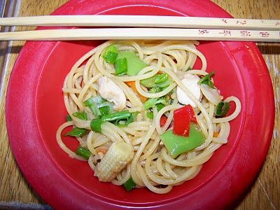 Simple Sesame Chicken Noodle Bowl