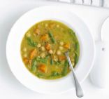 Indian chickpea and vegetable soup