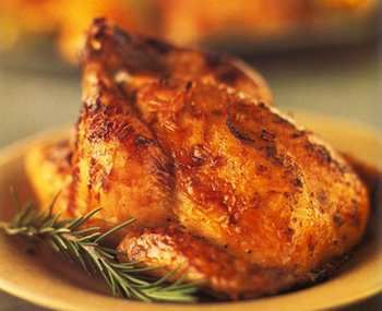 Baked Cinnamon Cornish Hen