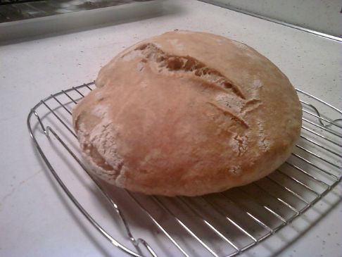 No-knead Spelt Bread