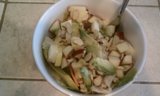 Apple Avocado Almond Salad