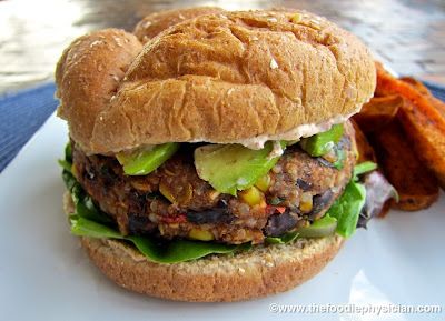 Black Bean and Quinoa Burgers