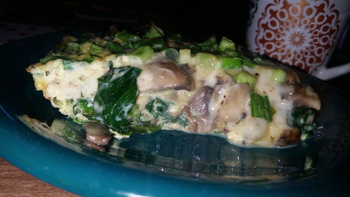 Spinach/Mushroom/Egg Casserole