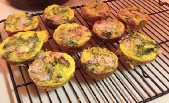 3 Veggie Sausage Egg Muffins