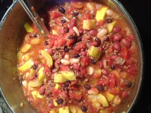 Beef, Bean, and Squash Chili (125 x 1oz servings)