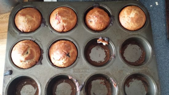 Martha White Wildberry Muffins with a healthy spin