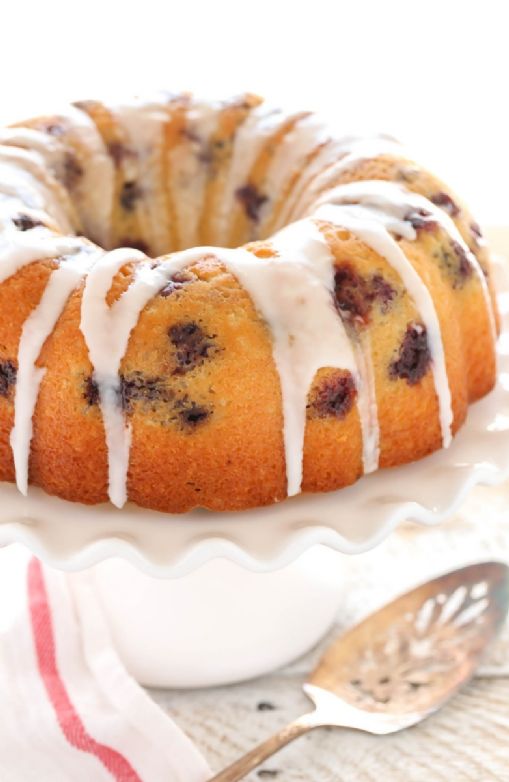 Lemon Blueberry Bundt Cake 12 pieces