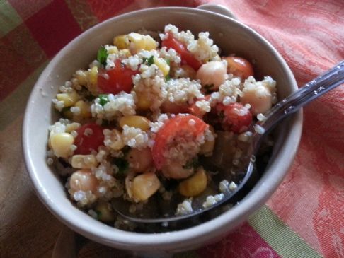 Quinoa Garbanzo Bean Salad