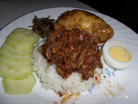 Homemade Nasi Lemak