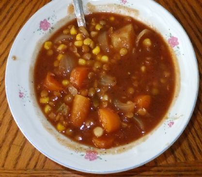 Vegetarian Vegetable Stew in Tomato base