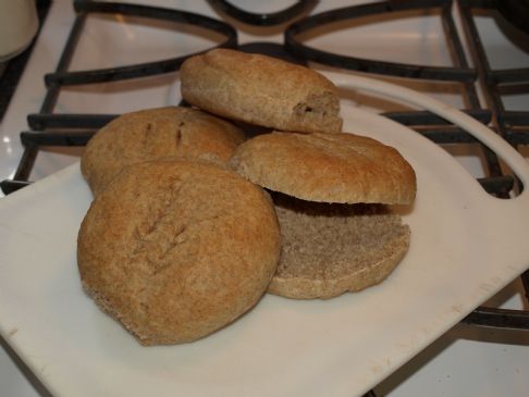 Vegan Whole Wheat Hamburger (or Hotdog) Buns