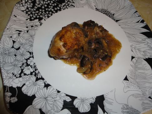 Low Carb Mushroom Coconut Chicken