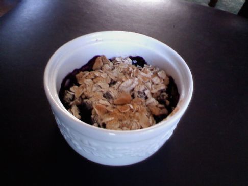 Wendy's Blueberry Protein Crumble