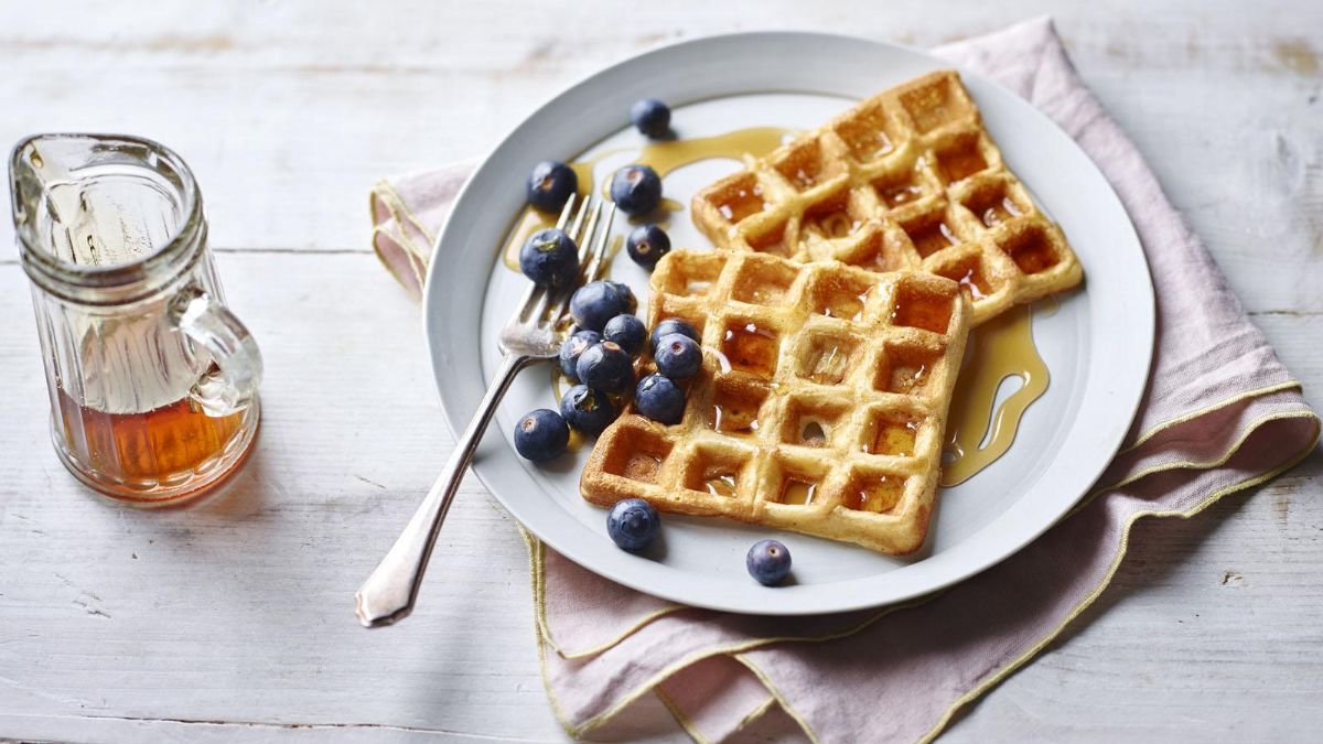 Waffles on Nigellas Table