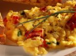 Scrambled Eggs Peppers and onions