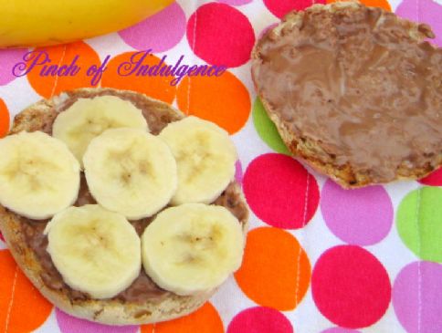 Banana Pralinutta English Muffin