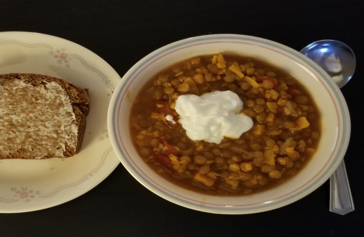 Curry Ginger Lentil Sweet Potato Ragout