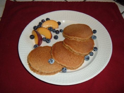 Brown Sugar, Flax and Oatmeal Pancakes