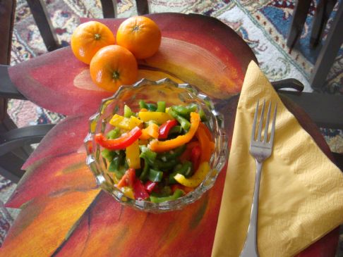 Mixed Bell Pepper Salad