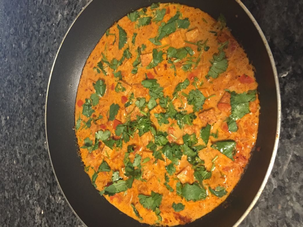 Tofu tikka curry