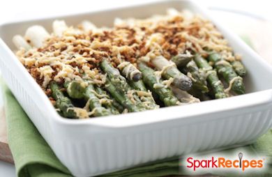 Easy Asparagus Au Gratin