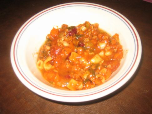 Olive Garden Pasta Fagioli Copycat - 1 cup/serving